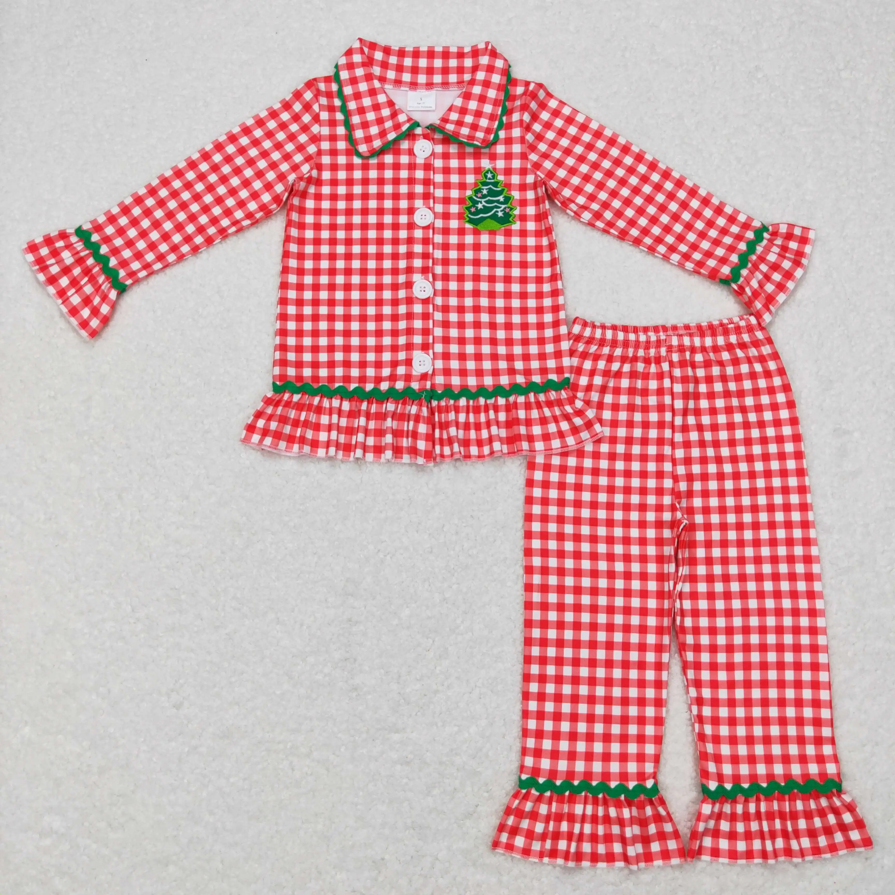 New Wholesale Girls Autumn And Winter Long-Sleeved Trousers Christmas Suit Pattern Embroidery Elements With Ruffles
New Wholesale Girls Autumn And Winter Long-Sleeved Trousers Christmas Suit Pattern Embroidery Elements With Ruffles