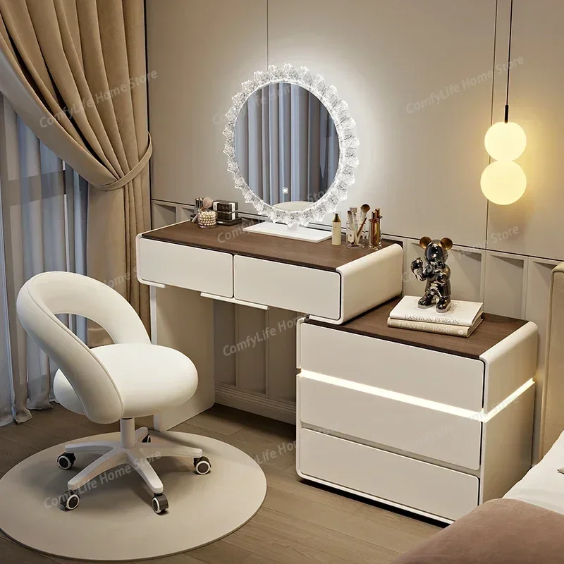Bedroom Modern Makeup Desk Simple Design Solid Wood Storage Dressing Table Luxury Nordic Home Furniture Tocador Mueble FYDT
Bedroom Modern Makeup Desk Simple Design Solid Wood Storage Dressing Table Luxury Nordic Home Furniture Tocador Mueble FYDT