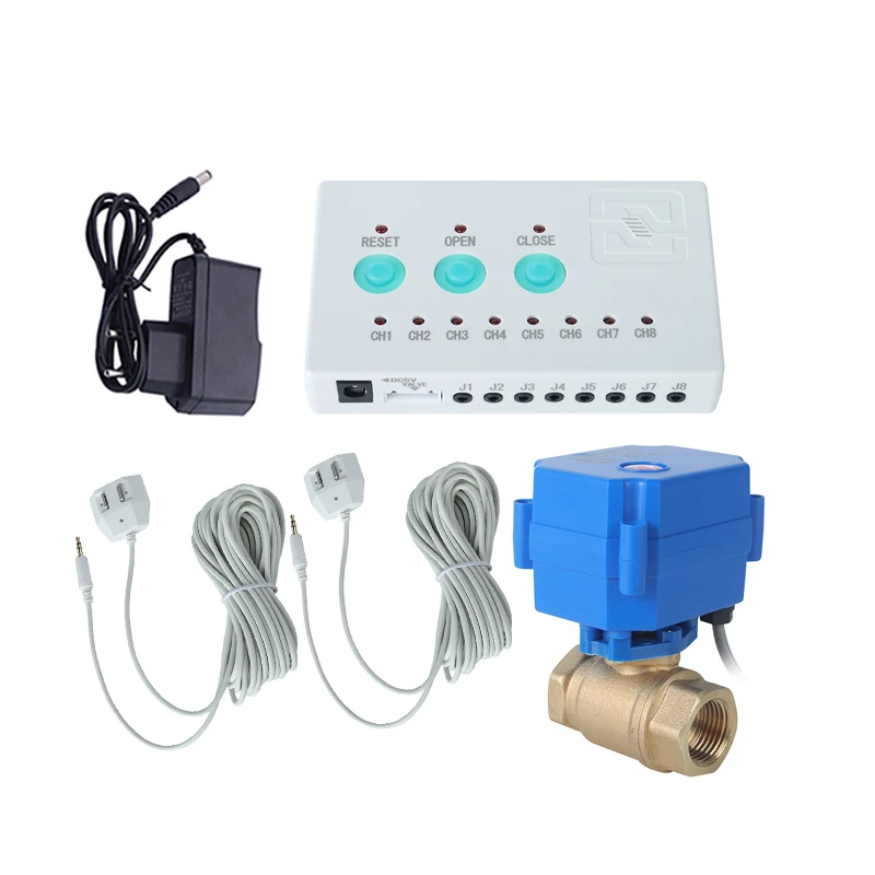 Russia Popular water level sensor DN15 DN20 DN25 Brass Smart Valve & 2pc Water Sensors for smart home security-protection
Russia Popular water level sensor DN15 DN20 DN25 Brass Smart Valve & 2pc Water Sensors for smart home security-protection