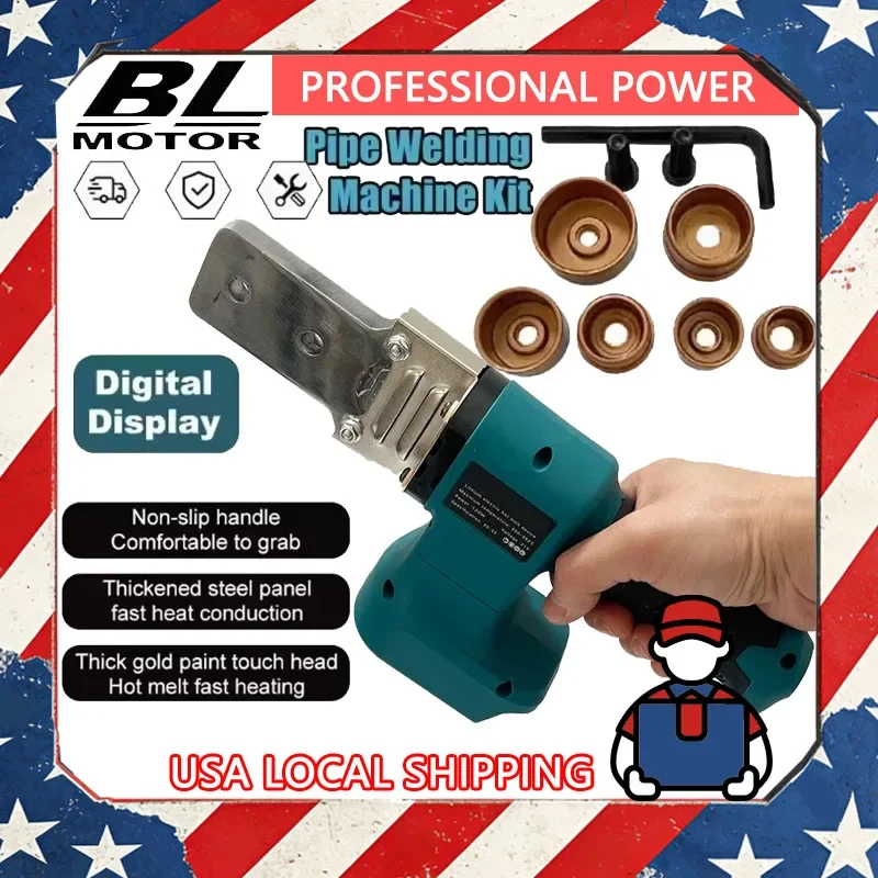 For Makita Electric Pipe Welding Machine Cordless Fuser PPR PE Soldering Iron Plastic Tube PP Heating Hot Melt Fit 18V Battery
For Makita Electric Pipe Welding Machine Cordless Fuser PPR PE Soldering Iron Plastic Tube PP Heating Hot Melt Fit 18V Battery