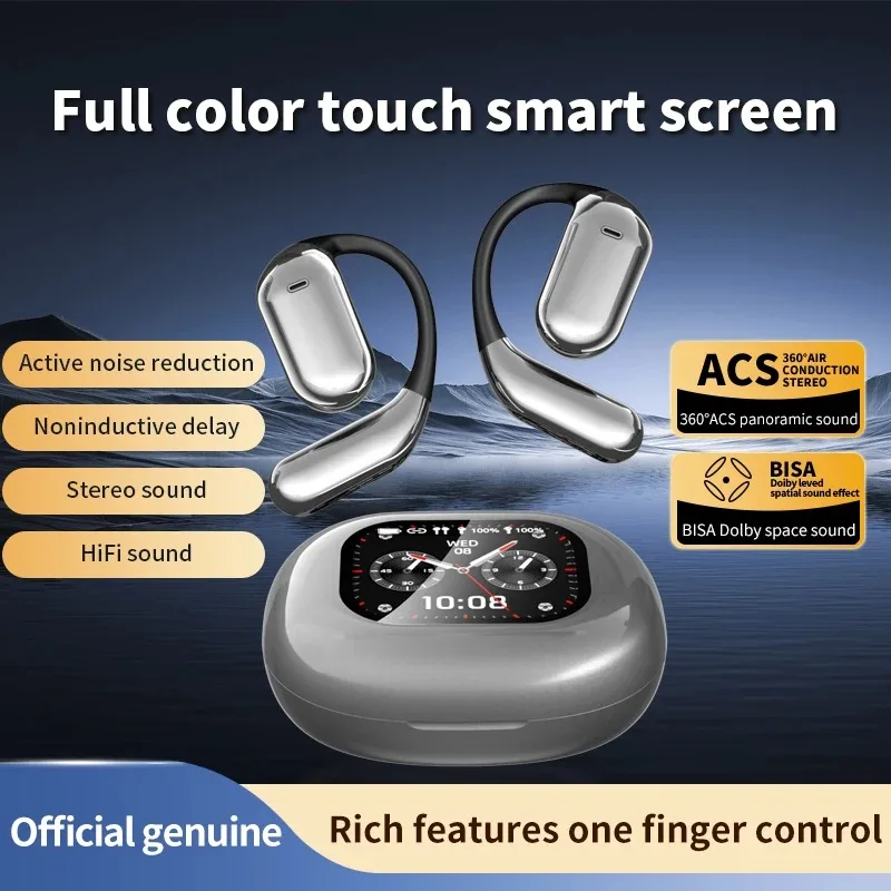 Wireless Bluetooth headphones AI translation earbuds intelligent touch screen headset ipx6 waterproof sport earphones for Xiaomi
Wireless Bluetooth headphones AI translation earbuds intelligent touch screen headset ipx6 waterproof sport earphones for Xiaomi