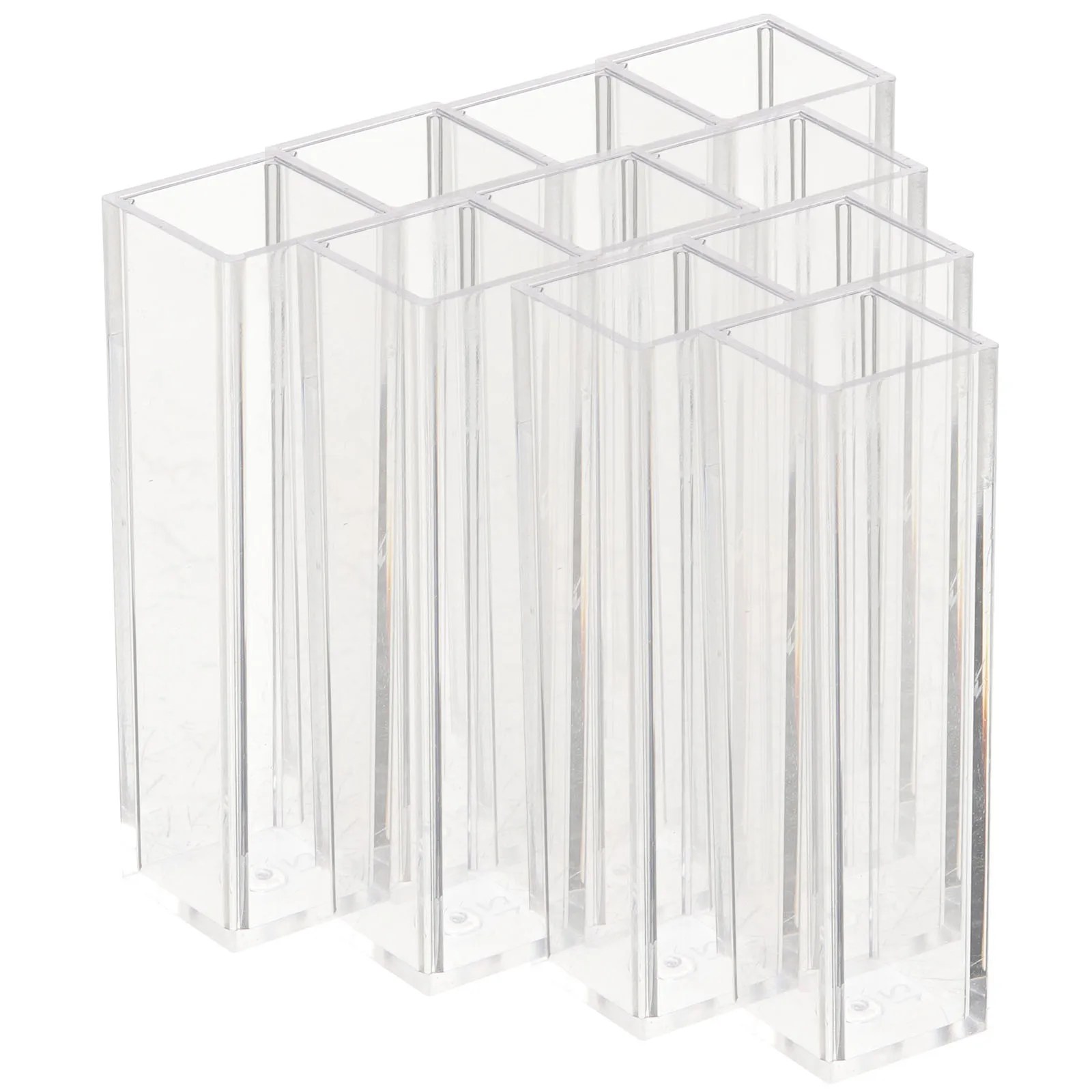 10pcs 4.5Ml Disposable Plastic Cuvette Polystyrene Transparent Standard Spectrophotometer Compatible Lab Vials Arrow Mark 
10pcs 4.5Ml Disposable Plastic Cuvette Polystyrene Transparent Standard Spectrophotometer Compatible Lab Vials Arrow Mark