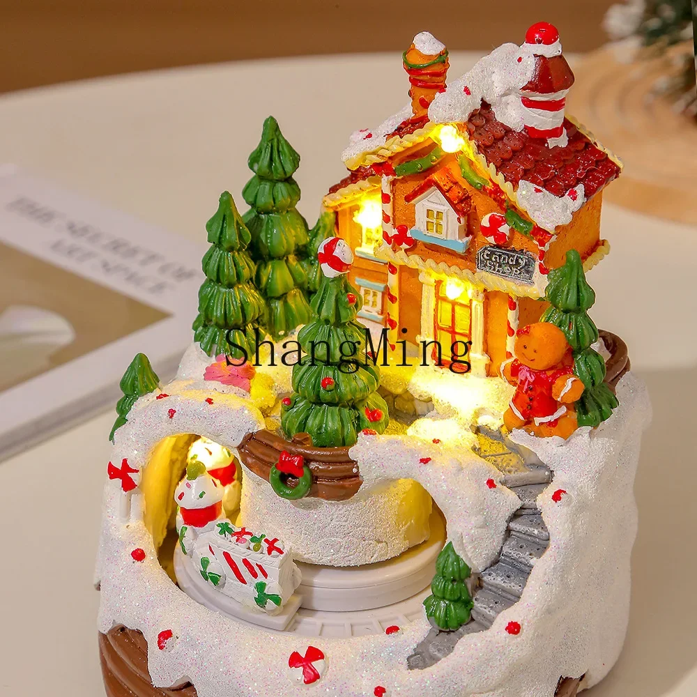 CL Christmas Creative Ornaments Glowing Music Cookies House Snow House Christmas Gifts Resin Crafts
CL Christmas Creative Ornaments Glowing Music Cookies House Snow House Christmas Gifts Resin Crafts