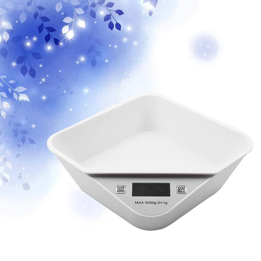 Kitchen Scale Digital 5000G/1G Lcd Electronic Weighing Machine High Precision Sensor For Food Milk Water Ingredients Cooking
Kitchen Scale Digital 5000G/1G Lcd Electronic Weighing Machine High Precision Sensor For Food Milk Water Ingredients Cooking