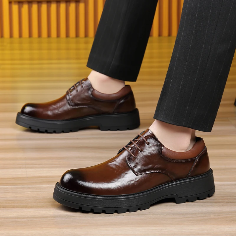 Мужские удобные кожаные рабочие туфли для длительного стояния
Мужские удобные кожаные рабочие туфли для длительного стояния