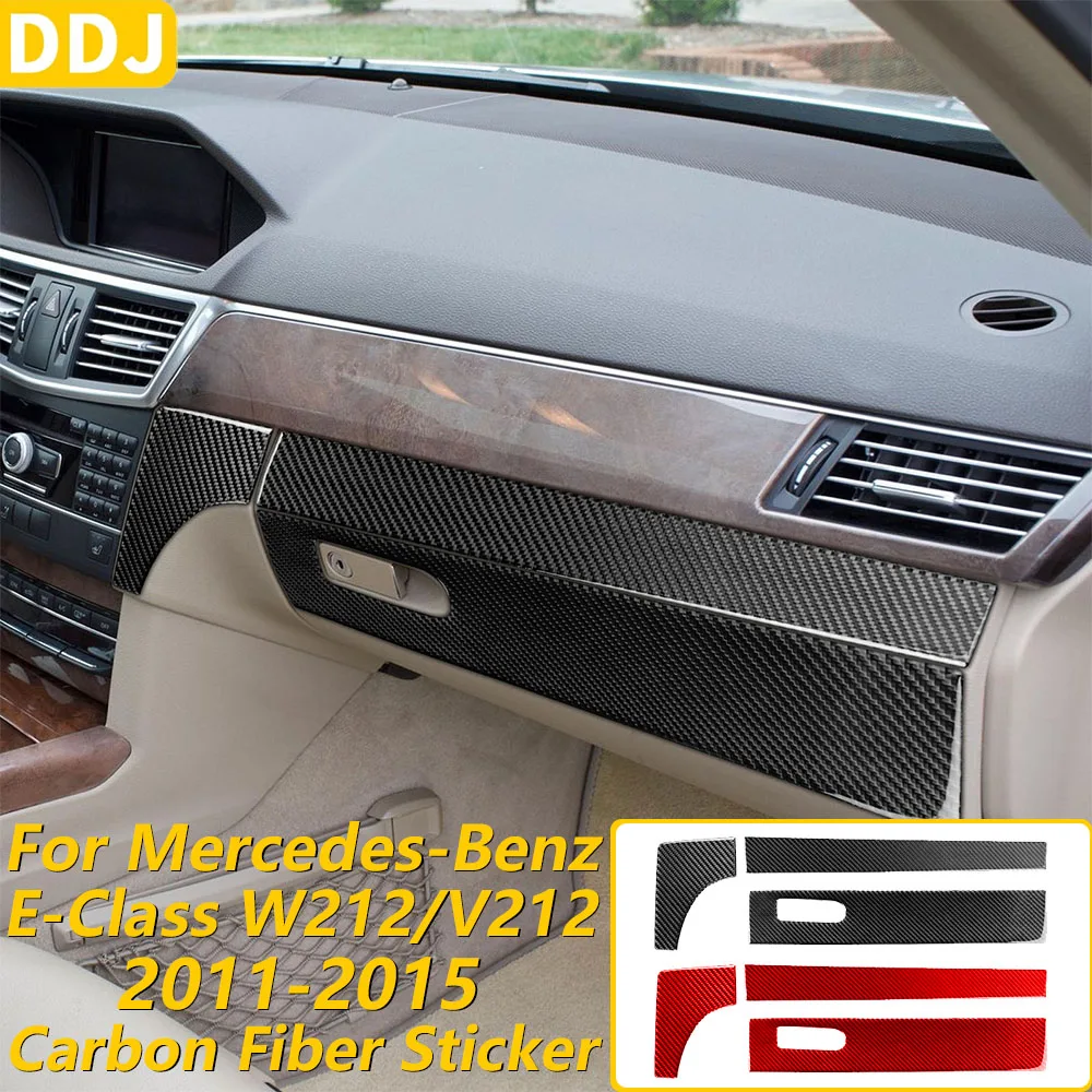 Carbon Fiber Co-pilot Dashboard Storage Box Panel Cover Car Accessories Sticker For Mercedes-Benz E-Class W212 V212 2011-2015
Carbon Fiber Co-pilot Dashboard Storage Box Panel Cover Car Accessories Sticker For Mercedes-Benz E-Class W212 V212 2011-2015