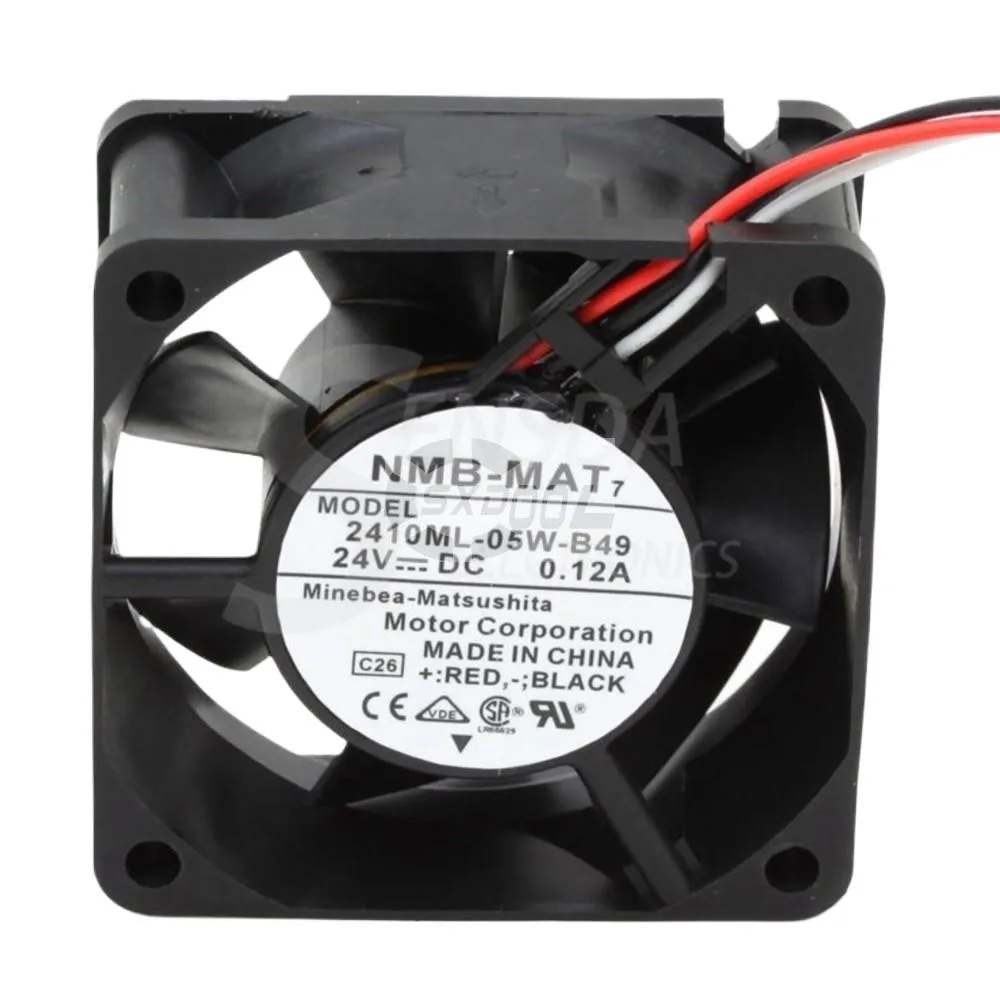 Вентилятор 60 мм 24 В для NMB 2410ML-05W-B49, 6 см, 6025, DC 0.12A, осевой, эффективное охлаждение, отвод тепла, 1 шт.
Вентилятор 60 мм 24 В для NMB 2410ML-05W-B49, 6 см, 6025, DC 0.12A, осевой, эффективное охлаждение, отвод тепла, 1 шт.