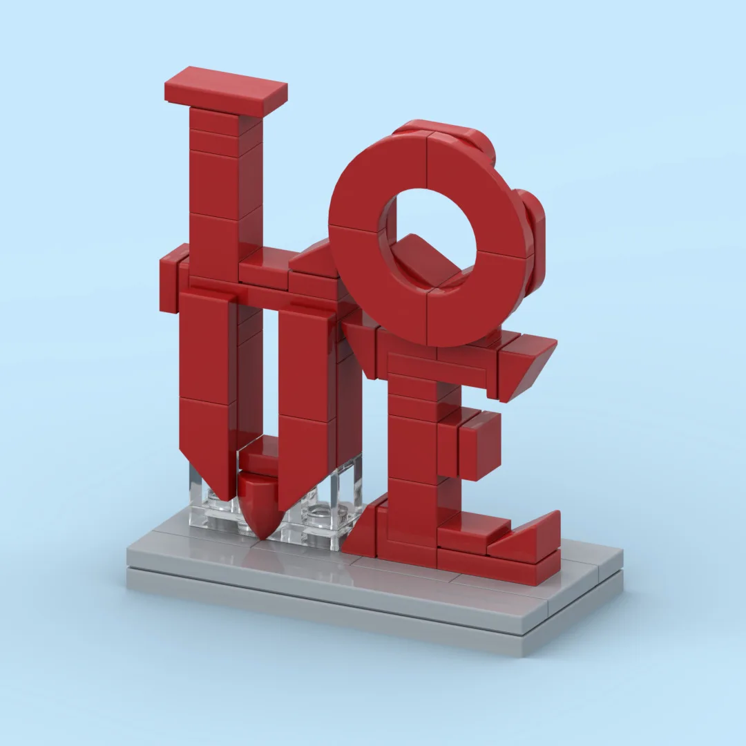 MOC Small Particle Building Block LOVE Font Model Children Educational Handmade DIY Love Toy Bricks Holiday Gift
MOC Small Particle Building Block LOVE Font Model Children Educational Handmade DIY Love Toy Bricks Holiday Gift