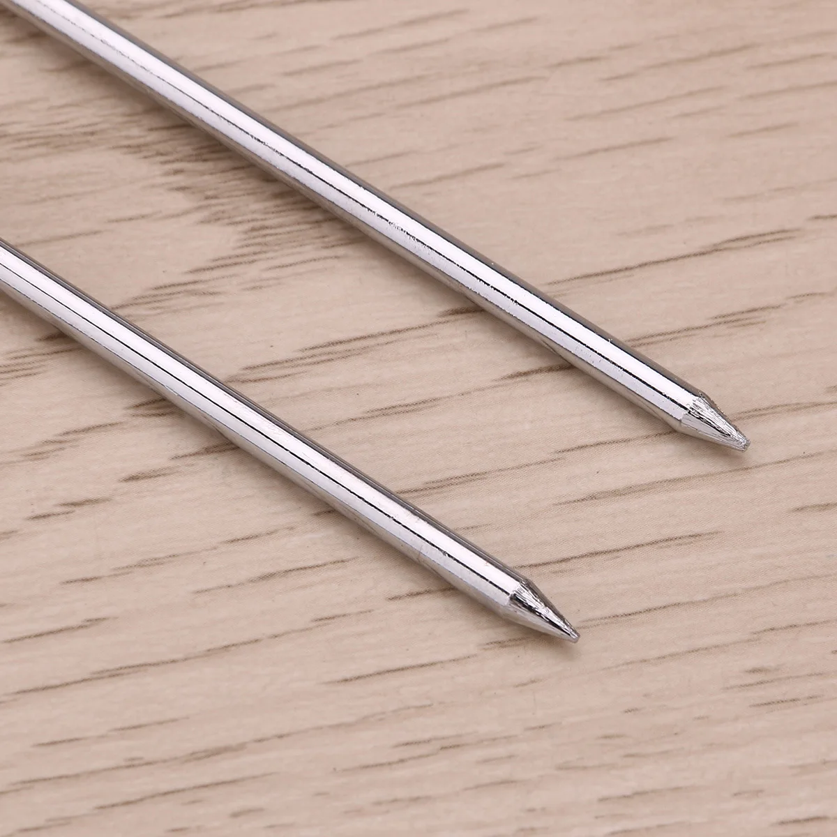 6pcs Stainless Steel Bbq Skewer Set Reusable Non-Slip Grilling Kebab Sticks Rustproof Dishwasher Safe For Meat Vegetables
6pcs Stainless Steel Bbq Skewer Set Reusable Non-Slip Grilling Kebab Sticks Rustproof Dishwasher Safe For Meat Vegetables