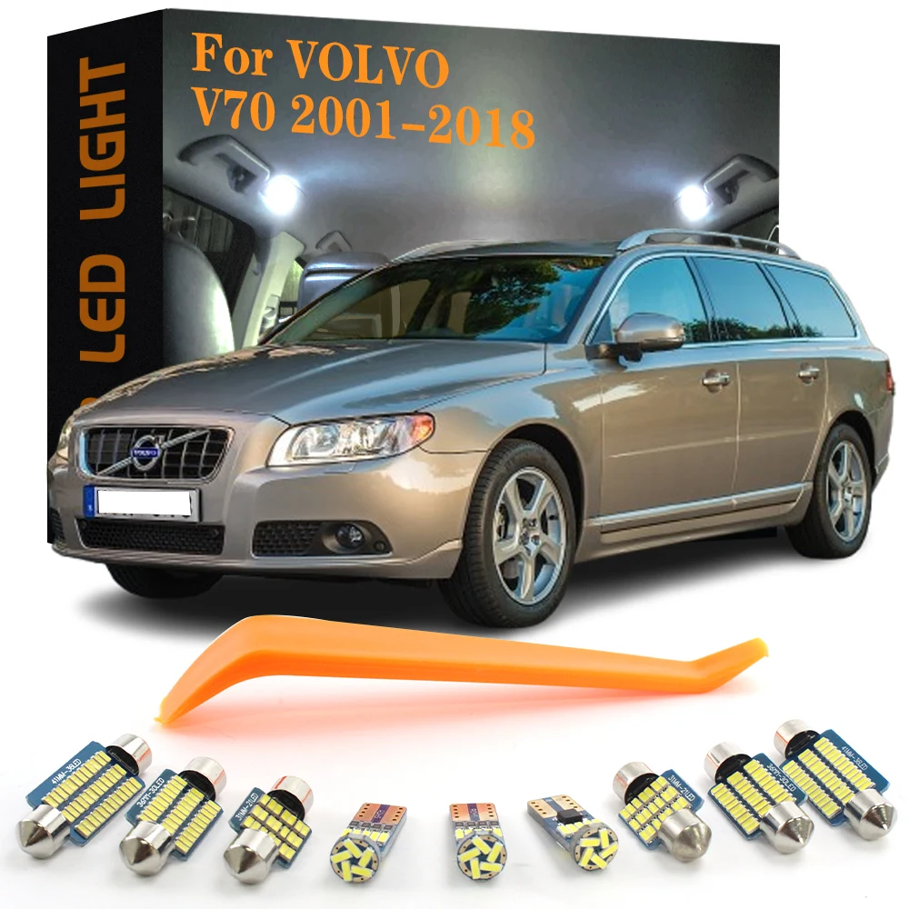 14 шт. светодиодные внутренние фонари Canbus для Volvo V70 2001-2018 без ошибок, автомобильные аксессуары, купольное косметическое зеркало, багажник, перчаточный ящик, лампы для ног
14 шт. светодиодные внутренние фонари Canbus для Volvo V70 2001-2018 без ошибок, автомобильные аксессуары, купольное косметическое зеркало, багажник, перчаточный ящик, лампы для ног