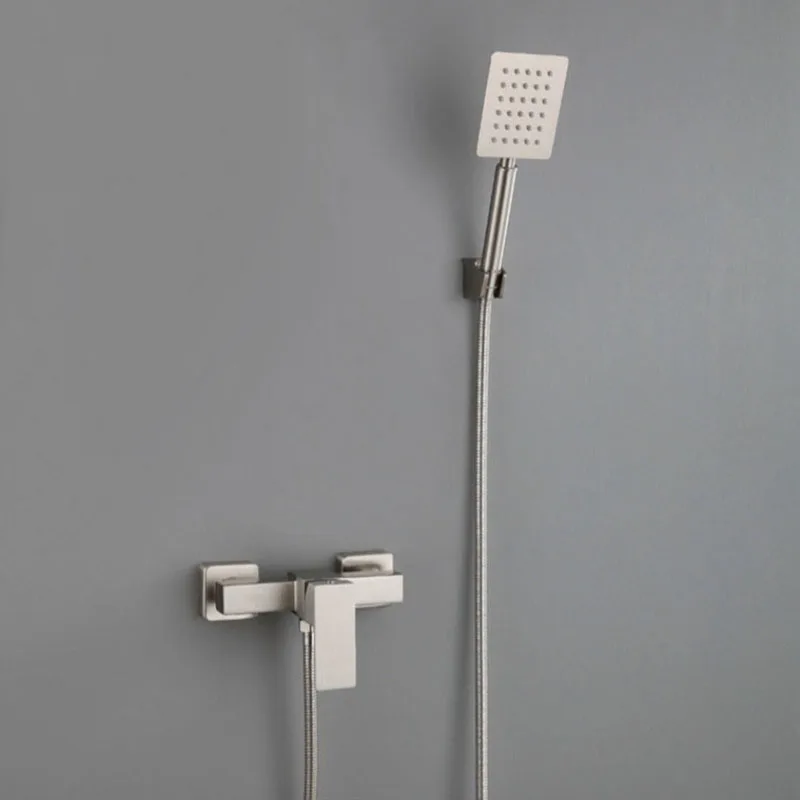 Набор для душа из нержавеющей стали 304, никелевый смеситель для горячей и холодной воды, смеситель для душа, квадратный смеситель для ванной комнаты, набор смесителей для душа
Набор для душа из нержавеющей стали 304, никелевый смеситель для горячей и холодной воды, смеситель для душа, квадратный смеситель для ванной комнаты, набор смесителей для душа