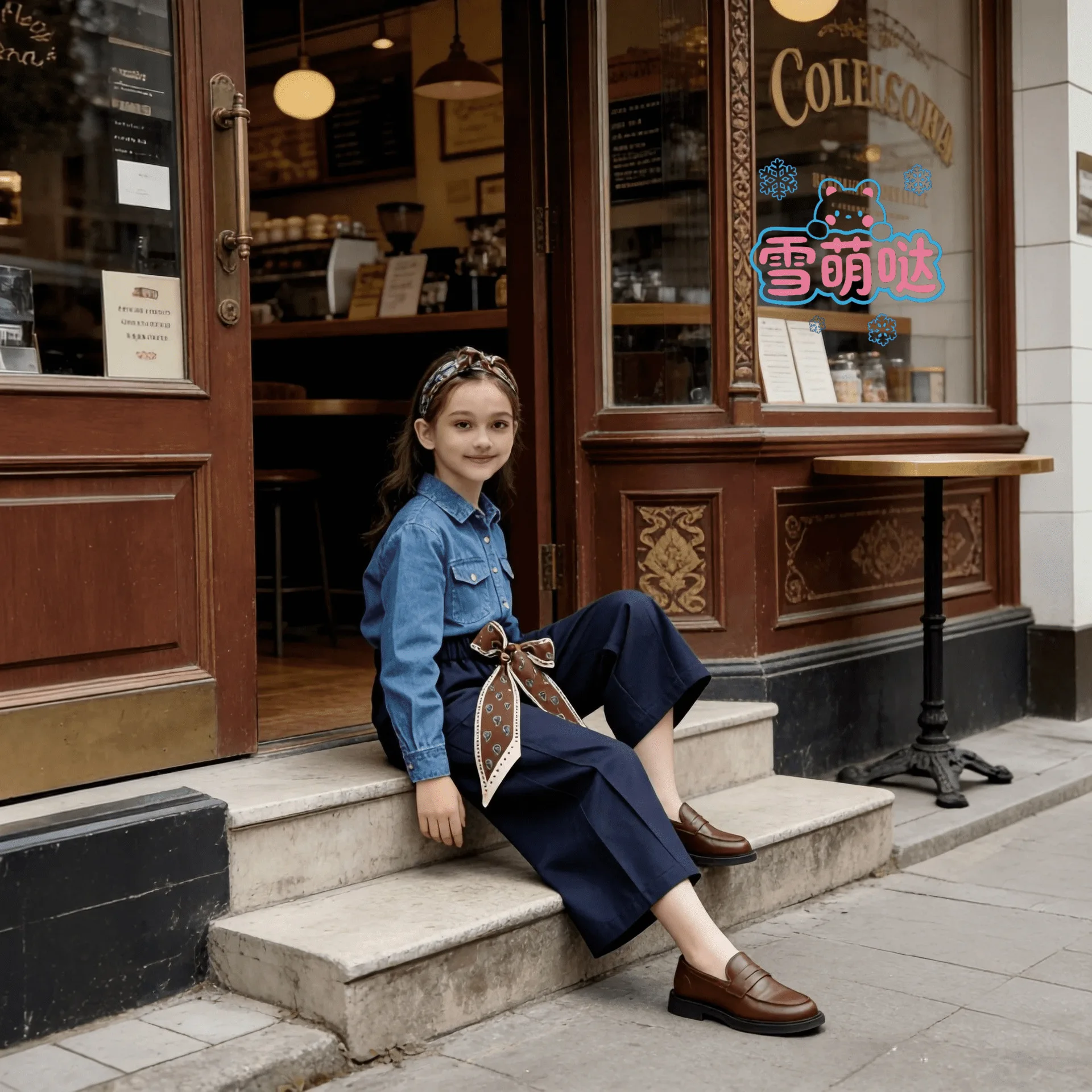 Girls Navy Vintage Paisley Wide Leg Trousers Elastic Waist Breathable All Match Casual Pants 2026 Spring Summer
Girls Navy Vintage Paisley Wide Leg Trousers Elastic Waist Breathable All Match Casual Pants 2026 Spring Summer