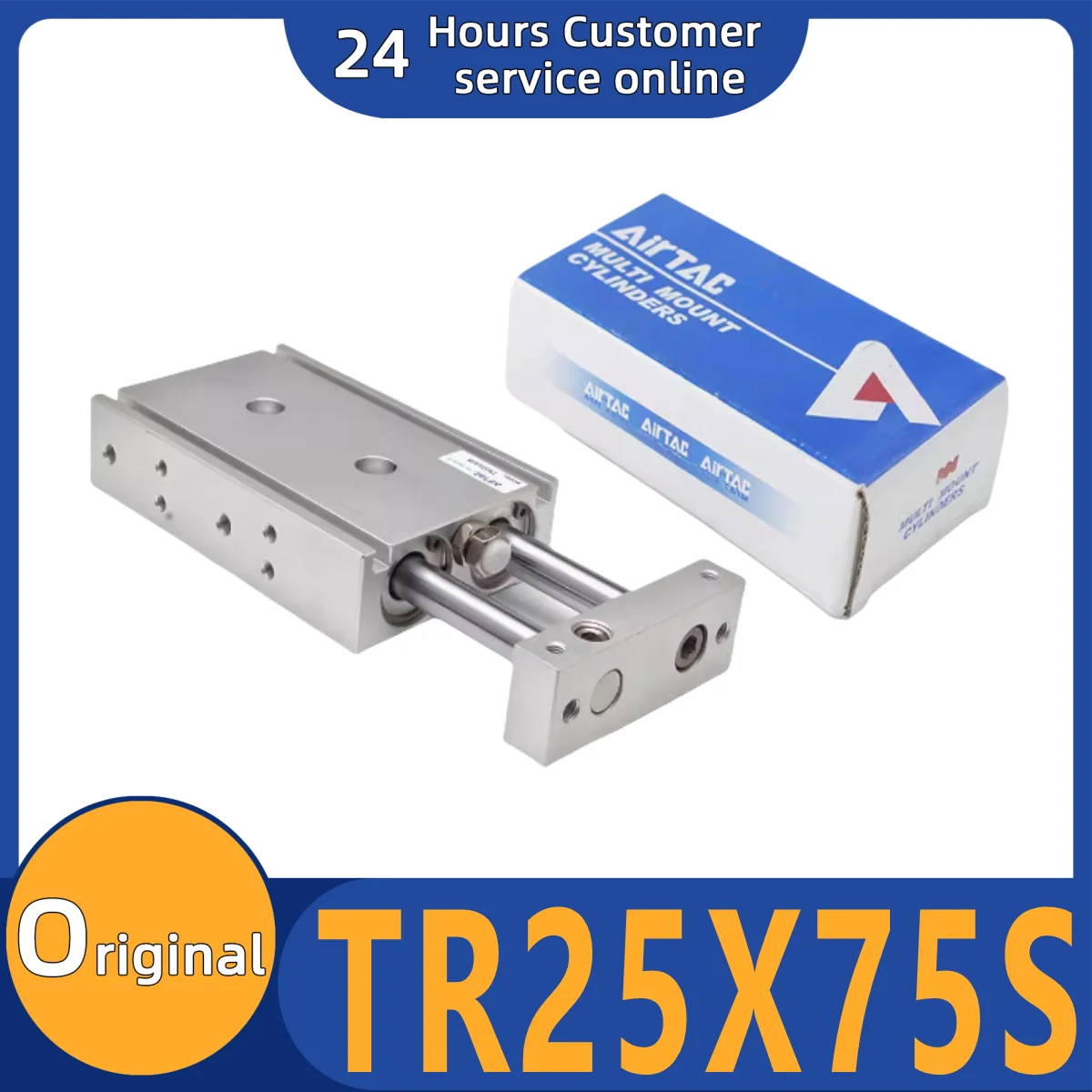 Совершенно новый оригинальный двухосевой цилиндр TR25X75S TR25X80S TR25X90S TR25X100S
Совершенно новый оригинальный двухосевой цилиндр TR25X75S TR25X80S TR25X90S TR25X100S