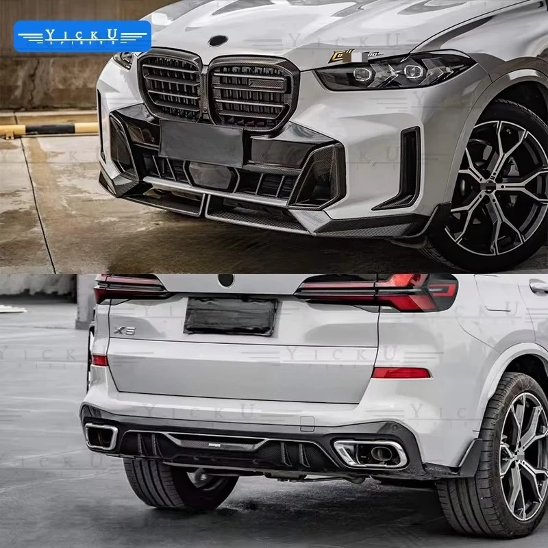 Custom made High Quality MP-Style Dry Carbon Fiber Body Kit with Front Lip Side Skirts and Rear Lip Suitable forBM W X5 G05 2024
Custom made High Quality MP-Style Dry Carbon Fiber Body Kit with Front Lip Side Skirts and Rear Lip Suitable forBM W X5 G05 2024