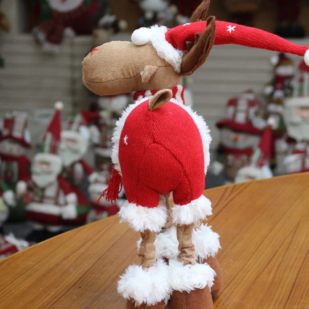 Holiday Stuffed Animals Elk Figurine Colorful Ornaments Festive Reindeer Toy Hanging Decor
Holiday Stuffed Animals Elk Figurine Colorful Ornaments Festive Reindeer Toy Hanging Decor