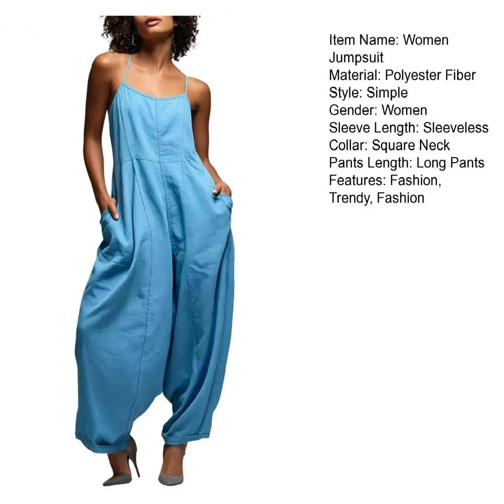 Jumpsuits For Women Sexy Elegant Cotton Jumpsuit Rompers Casual Loose Wide Leg Overalls Strap Bib Pants Combinaison Femme
Jumpsuits For Women Sexy Elegant Cotton Jumpsuit Rompers Casual Loose Wide Leg Overalls Strap Bib Pants Combinaison Femme