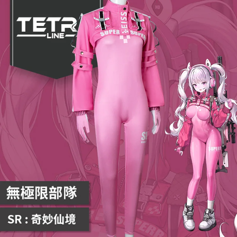 Alice Cos NIKKE Victory Goddess Cosplay Pink Tight-fitting Jumpsuit Costume Set Cosplay Outfit
Alice Cos NIKKE Victory Goddess Cosplay Pink Tight-fitting Jumpsuit Costume Set Cosplay Outfit