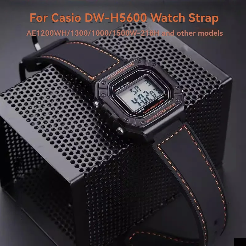Для часов Casio DW-H5600 DW H5600 AE1200 AE1300 AE1500 W-218H силиконовый ремешок для часов резиновый водонепроницаемый ремешок для часов браслет 18 мм
Для часов Casio DW-H5600 DW H5600 AE1200 AE1300 AE1500 W-218H силиконовый ремешок для часов резиновый водонепроницаемый ремешок для часов браслет 18 мм