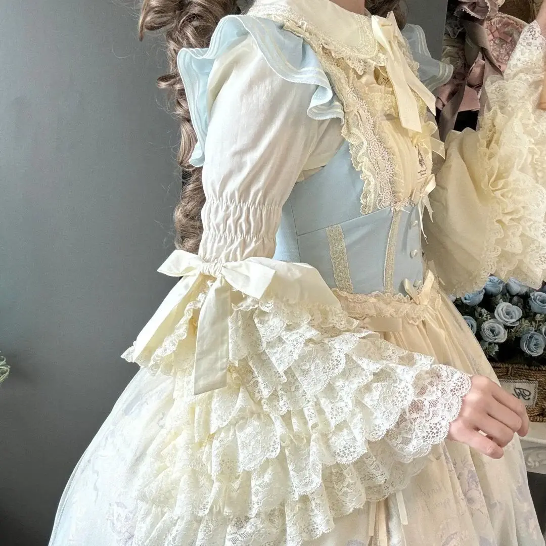 Японская кавайная рубашка в стиле Лолиты с расклешенными рукавами для девочек, осенняя эстетичная кружевная лоскутная блузка Y2k, топы, женские свободные блузки JK
Японская кавайная рубашка в стиле Лолиты с расклешенными рукавами для девочек, осенняя эстетичная кружевная лоскутная блузка Y2k, топы, женские свободные блузки JK