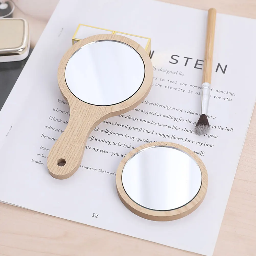 6 Pcs Handheld Makeup Glass Mirror Cute Small Mini Dressing Travel Mirrors with Handle
6 Pcs Handheld Makeup Glass Mirror Cute Small Mini Dressing Travel Mirrors with Handle