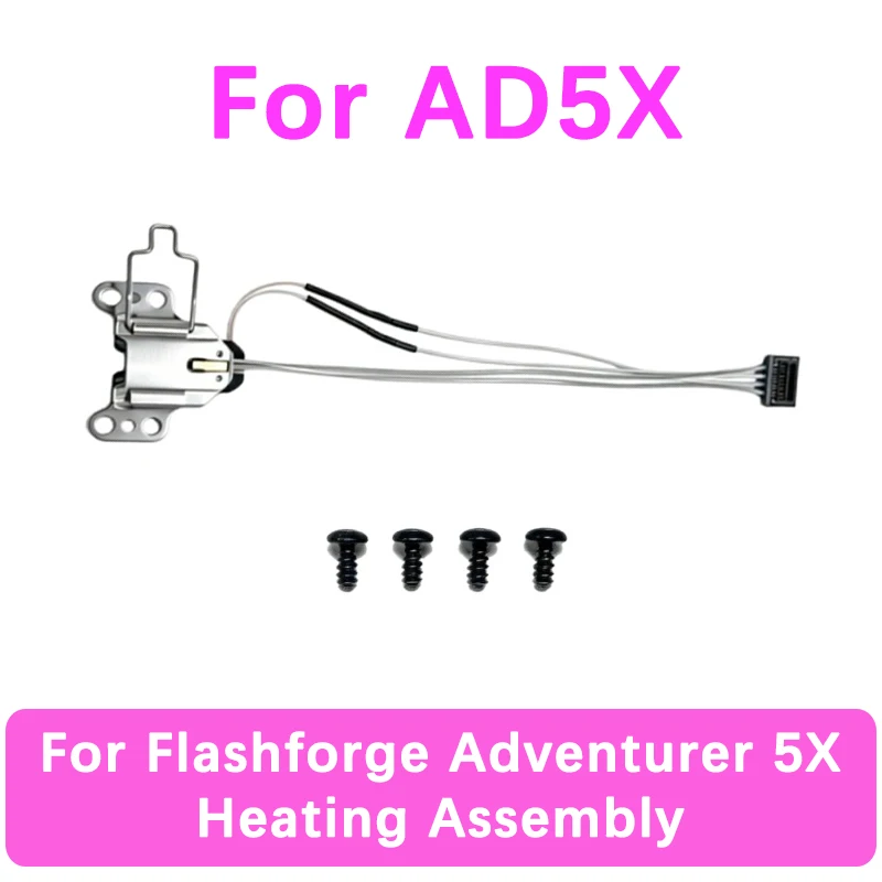 For Flashforge AD5X Hotend Heating Assembly For Flashforge Adventurer 5X Hot End Heating Component + Heater Cartridge Thermistor
For Flashforge AD5X Hotend Heating Assembly For Flashforge Adventurer 5X Hot End Heating Component + Heater Cartridge Thermistor