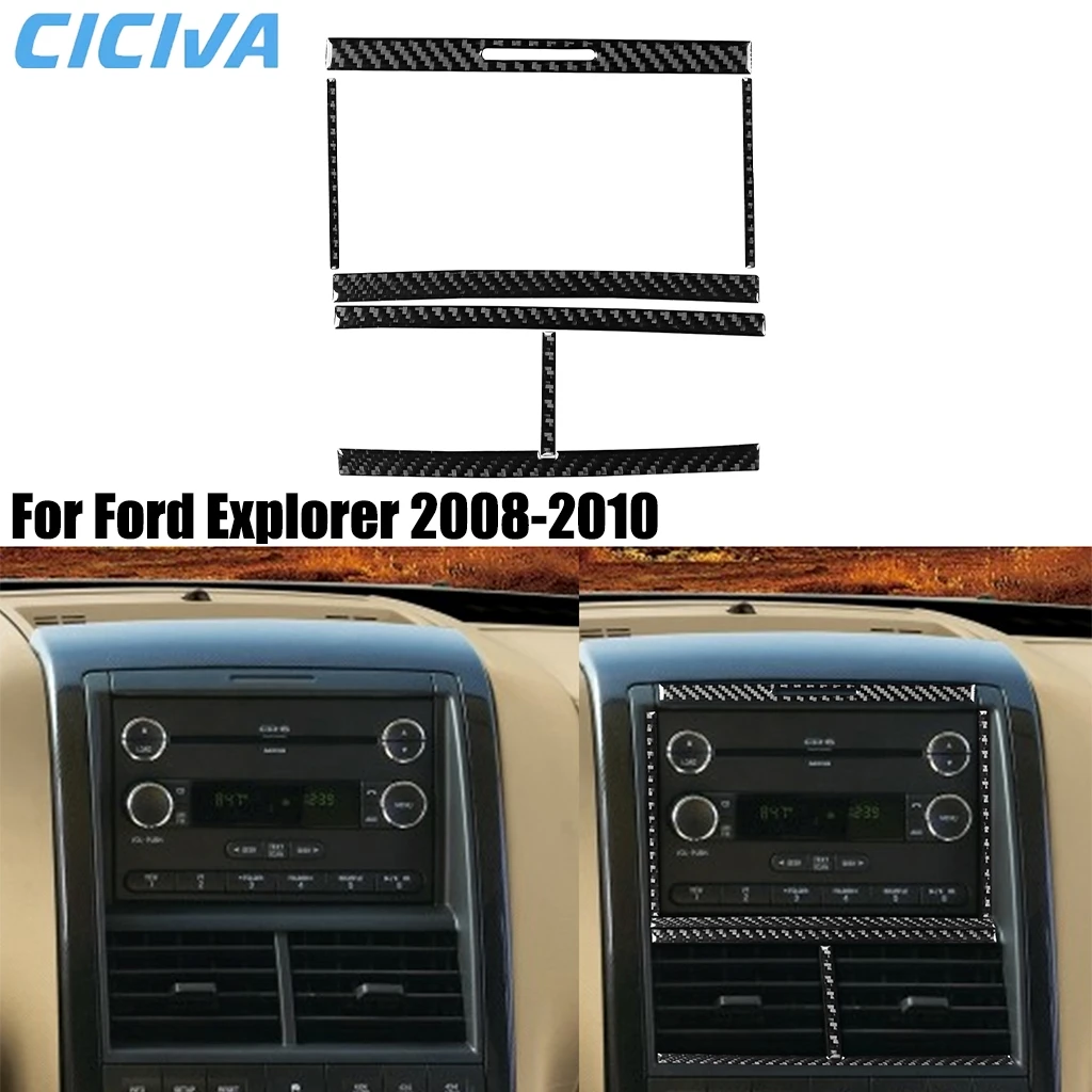 For Ford Explorer 2008-2010 Carbon Fiber Dashboard Center Console Outlet A Decorative Interior Car Accessories Cover Sticker
For Ford Explorer 2008-2010 Carbon Fiber Dashboard Center Console Outlet A Decorative Interior Car Accessories Cover Sticker