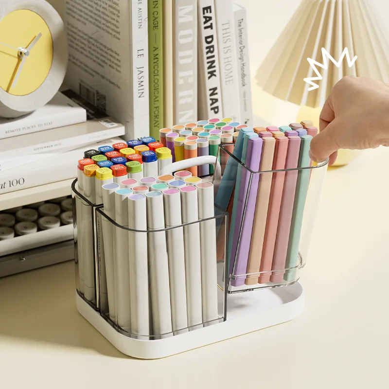 Многофункциональный держатель для маркеров, настольный органайзер для студентов, детей, офисное настольное хранилище
Многофункциональный держатель для маркеров, настольный органайзер для студентов, детей, офисное настольное хранилище