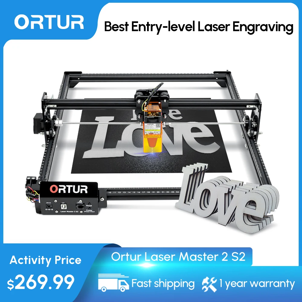 OLM2 Ortur Laser Engraver ENGRAV LASER MACHIN CNC Laser Cutter Engraver DIY Laser Logo Printer For Metal Engraving Machine Tools
OLM2 Ortur Laser Engraver ENGRAV LASER MACHIN CNC Laser Cutter Engraver DIY Laser Logo Printer For Metal Engraving Machine Tools