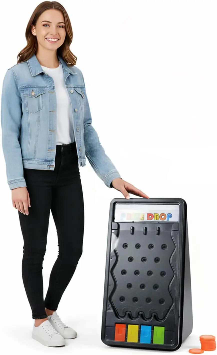 Mini Tabletop Plinko Board Game 25x14in Foldable with 8 Pucks for Carnival Party
Mini Tabletop Plinko Board Game 25x14in Foldable with 8 Pucks for Carnival Party