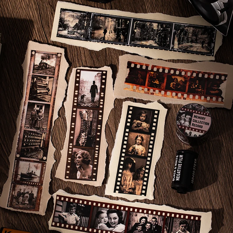 Mr. Paper Retro Film Tape 1 Roll Elderly Collection Memories People Album Tape Handbooks Home Decoration Gifts for Grandfather
Mr. Paper Retro Film Tape 1 Roll Elderly Collection Memories People Album Tape Handbooks Home Decoration Gifts for Grandfather