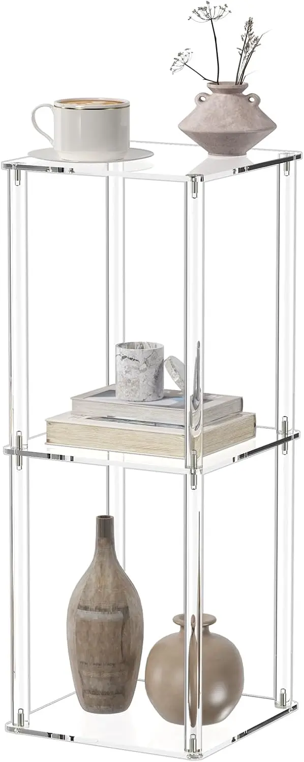 Прозрачный акриловый столик для напитков, квадратный 10 дюймов, высота 26 дюймов, современный маленький приставной/боковой столик для гостиной или дивана
Прозрачный акриловый столик для напитков, квадратный 10 дюймов, высота 26 дюймов, современный маленький приставной/боковой столик для гостиной или дивана