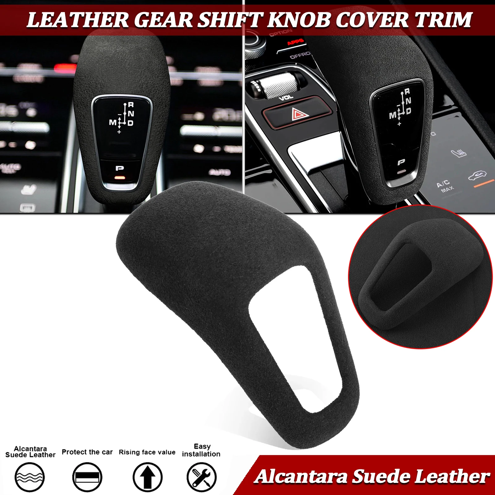 Темно-серая накладка из алькантары на рукоятку переключения передач для Porsche Cayenne 2018 2019 2020 2021
Темно-серая накладка из алькантары на рукоятку переключения передач для Porsche Cayenne 2018 2019 2020 2021