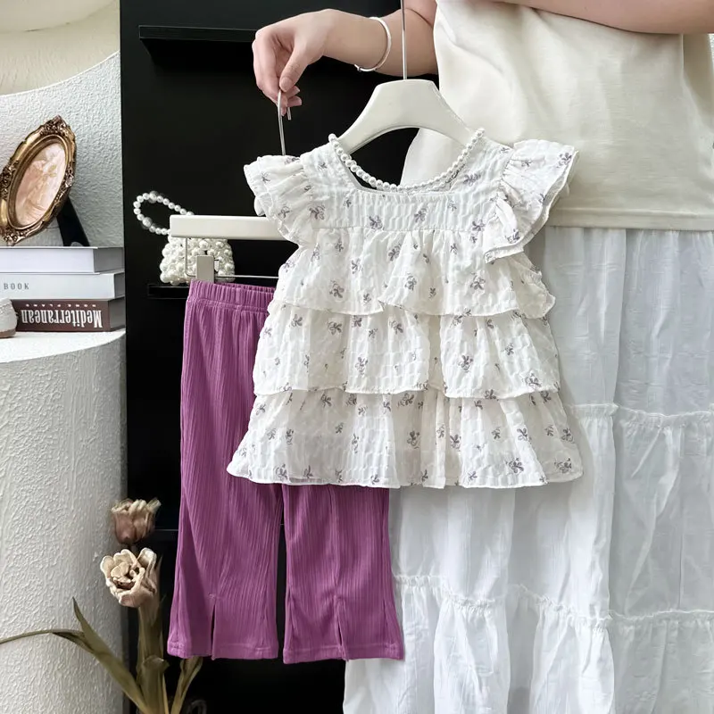 Girls Clothes Suits Summer 2024 New Baby Girls Clothes Summer Korean Style Fashion Children Baby Girls Summer 2-piece Set
Girls Clothes Suits Summer 2024 New Baby Girls Clothes Summer Korean Style Fashion Children Baby Girls Summer 2-piece Set