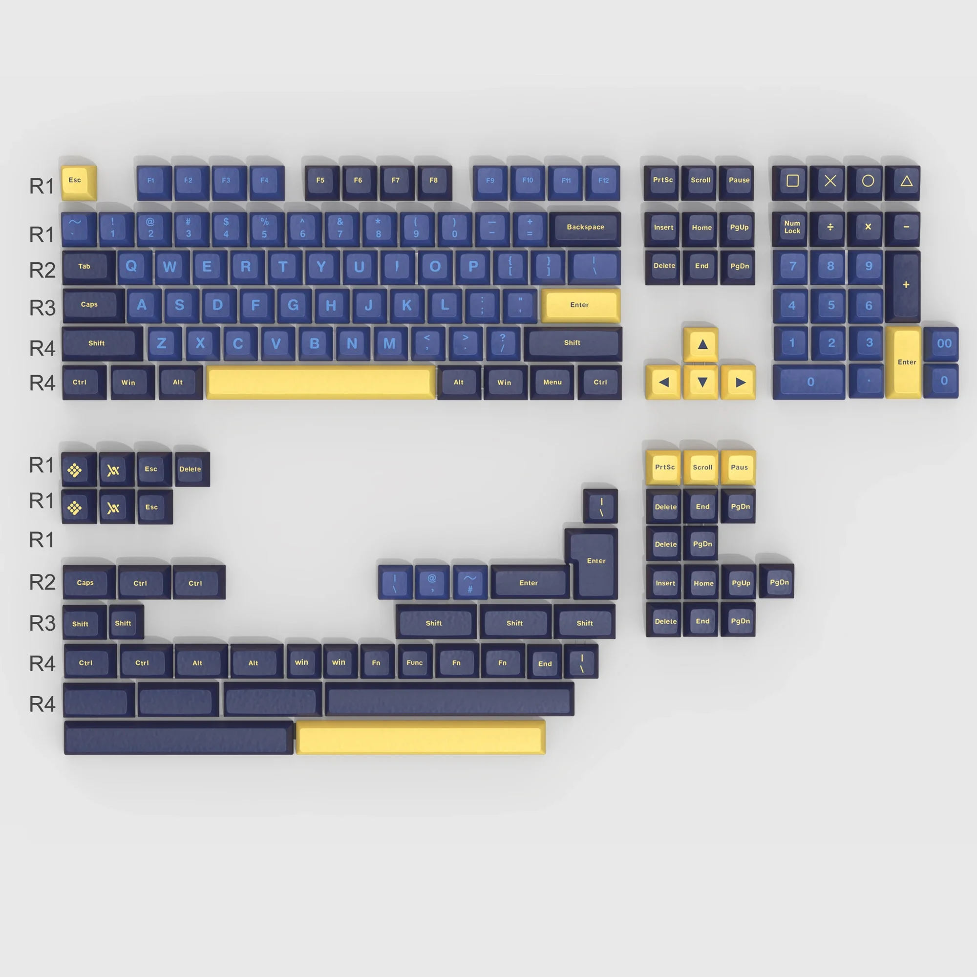 OSA Midnight Blue Шариковая крышка Двухцветная литьевая под давлением Индивидуальная эргономичная механическая клавиатура Keycap PBT
OSA Midnight Blue Шариковая крышка Двухцветная литьевая под давлением Индивидуальная эргономичная механическая клавиатура Keycap PBT