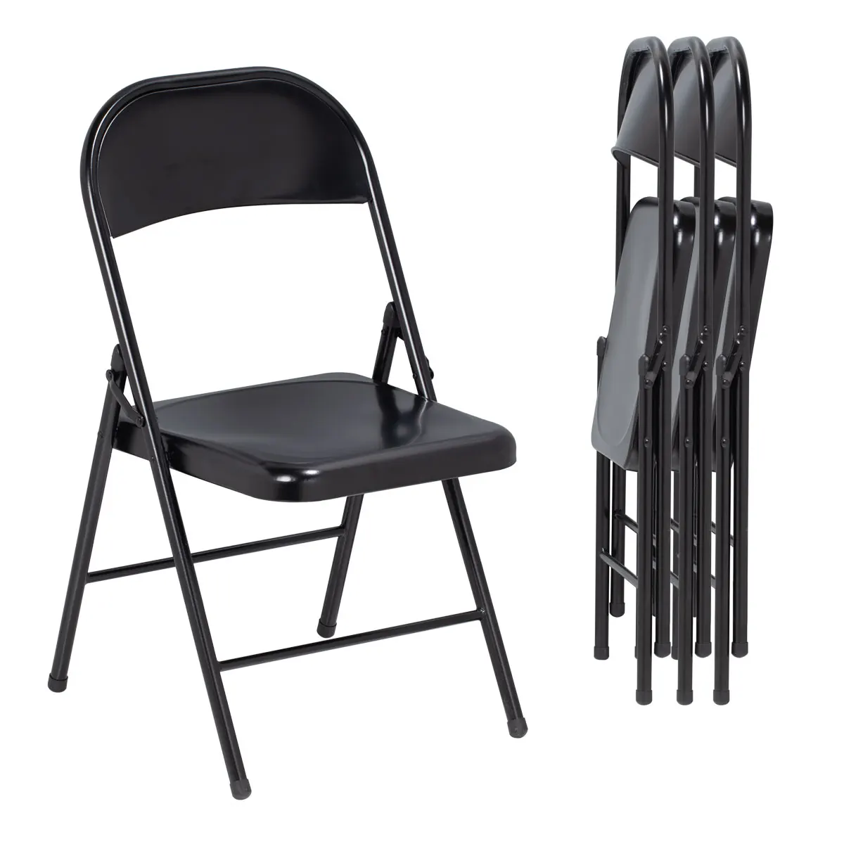 4 Pack White Metal Folding Chair, Indoor Outdoor Portable Stackable Commercial Seat with Steel Frame 350lb. Capacity f
4 Pack White Metal Folding Chair, Indoor Outdoor Portable Stackable Commercial Seat with Steel Frame 350lb. Capacity f