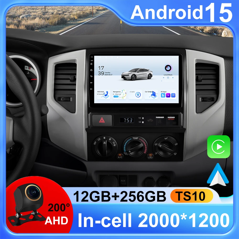 For Toyota Tacoma 2 HILUX 2005 - 2015 Car Radio Android Intelligent Multimedia Player Navigation GPS Carplay Screen Auto Stereo
For Toyota Tacoma 2 HILUX 2005 - 2015 Car Radio Android Intelligent Multimedia Player Navigation GPS Carplay Screen Auto Stereo