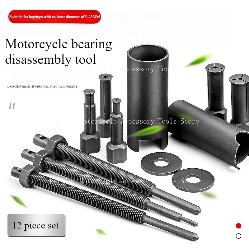 12pc Motorcycle Inner Bearing Removal Tool, Extractor Set, Auto Repair Puller, Small Puller
12pc Motorcycle Inner Bearing Removal Tool, Extractor Set, Auto Repair Puller, Small Puller