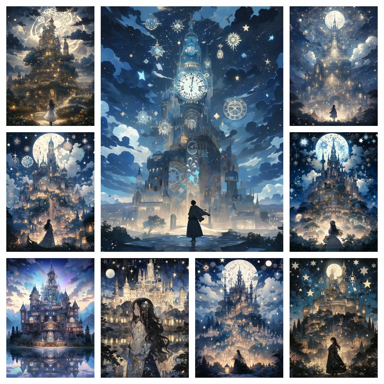 DIY 5D New Dream Castle Diamond Painting Embroidery Mosaic Fantasy Moon Landscape Christmas Home Decor Gift
DIY 5D New Dream Castle Diamond Painting Embroidery Mosaic Fantasy Moon Landscape Christmas Home Decor Gift
