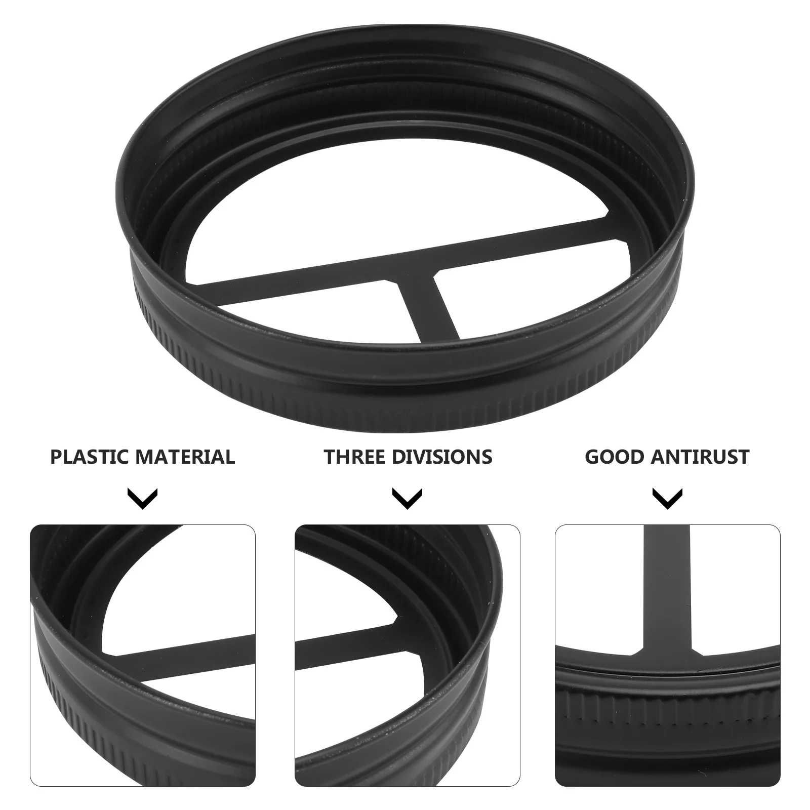 Jar Cover Divided Lid for Regular Mouth Jars 1Pcs Easy Assembly Washable Bathroom Accessory Jar Lids Bottle Lids
Jar Cover Divided Lid for Regular Mouth Jars 1Pcs Easy Assembly Washable Bathroom Accessory Jar Lids Bottle Lids