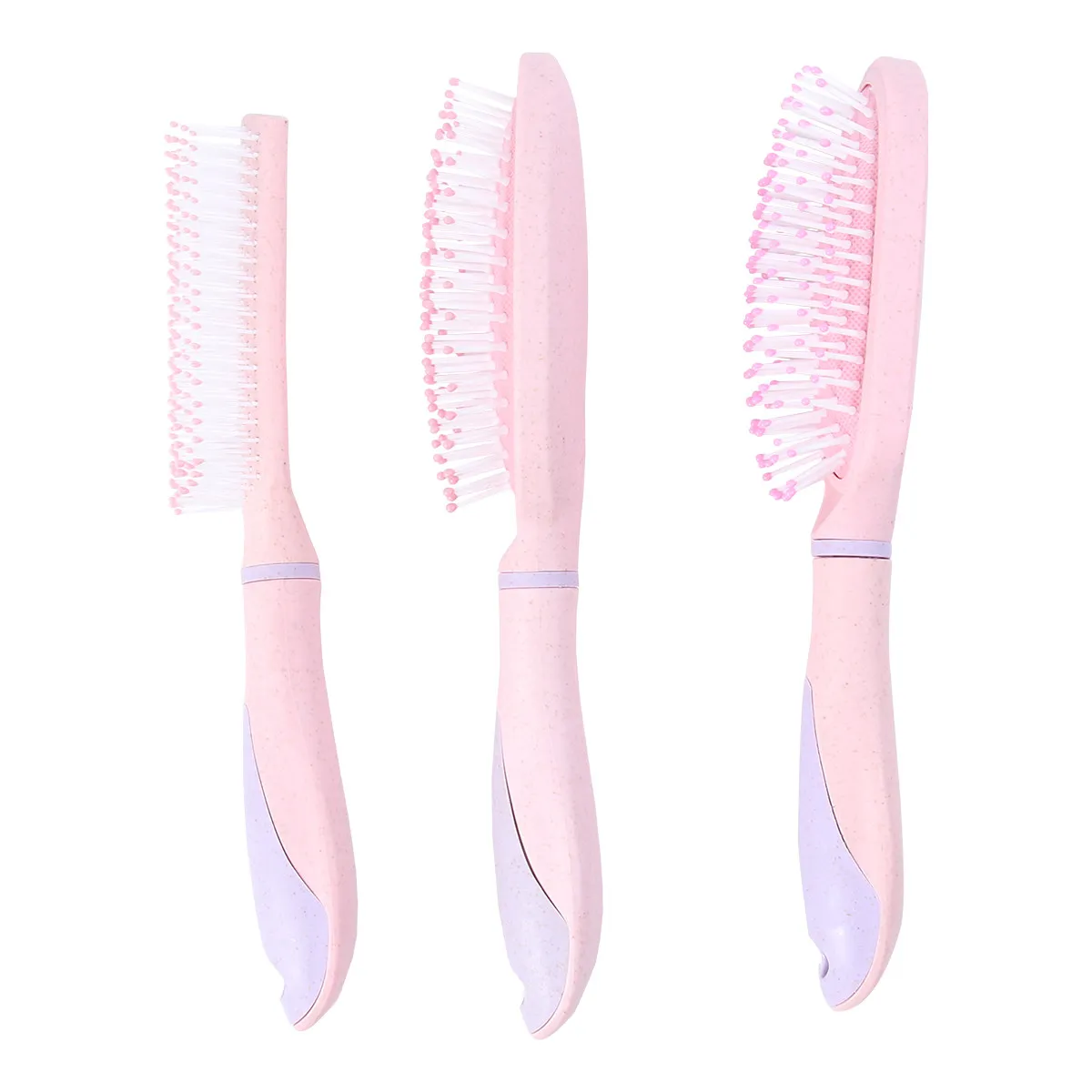 3pcs Hair Comb Set Abs Ergonomic Handle 3 Sizes Anti-Static Massager For Salon Home Use Pink Massage Comb Hair Care Tool
3pcs Hair Comb Set Abs Ergonomic Handle 3 Sizes Anti-Static Massager For Salon Home Use Pink Massage Comb Hair Care Tool
