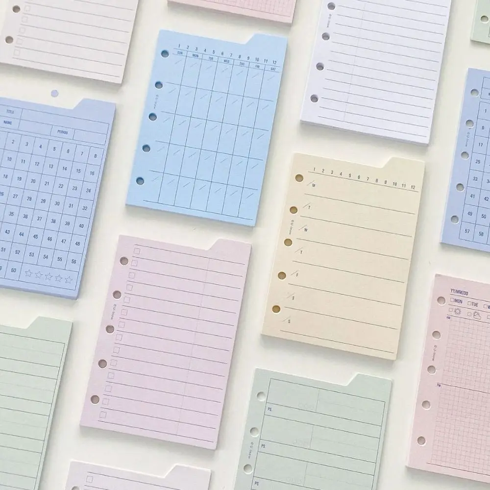 30Sheet Loose-Leaf Notebook Refill Paper Line Grid Index Inside Page Cards M5 Inner Refill Binder Paper Pages Paper Stationery
30Sheet Loose-Leaf Notebook Refill Paper Line Grid Index Inside Page Cards M5 Inner Refill Binder Paper Pages Paper Stationery