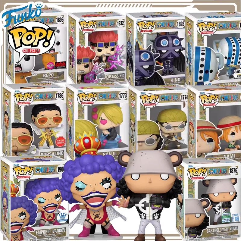 In Stock Funko Pop Original ONE PIECE Anime Figure Luffy Zoro Usopp Kira Action Figure Toys for Boys Girls Kids Gift Ornaments
In Stock Funko Pop Original ONE PIECE Anime Figure Luffy Zoro Usopp Kira Action Figure Toys for Boys Girls Kids Gift Ornaments