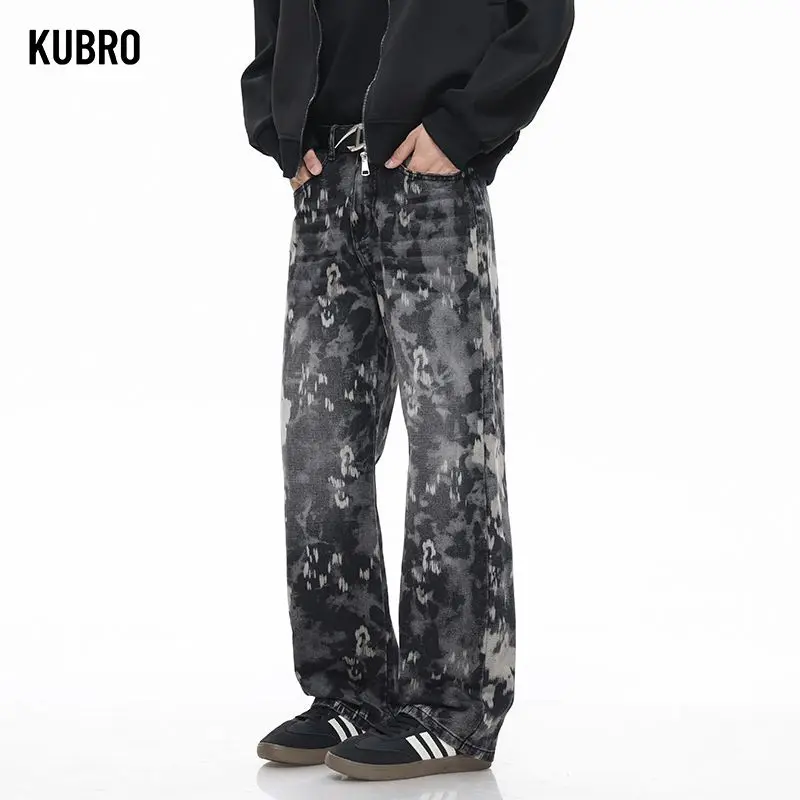 Autumn Winter Men's Camouflage Jeans Vintage Elastic Casual Straight Denim Pants Trendy Wide-leg Trouser Loose High Street Jeans
Autumn Winter Men's Camouflage Jeans Vintage Elastic Casual Straight Denim Pants Trendy Wide-leg Trouser Loose High Street Jeans