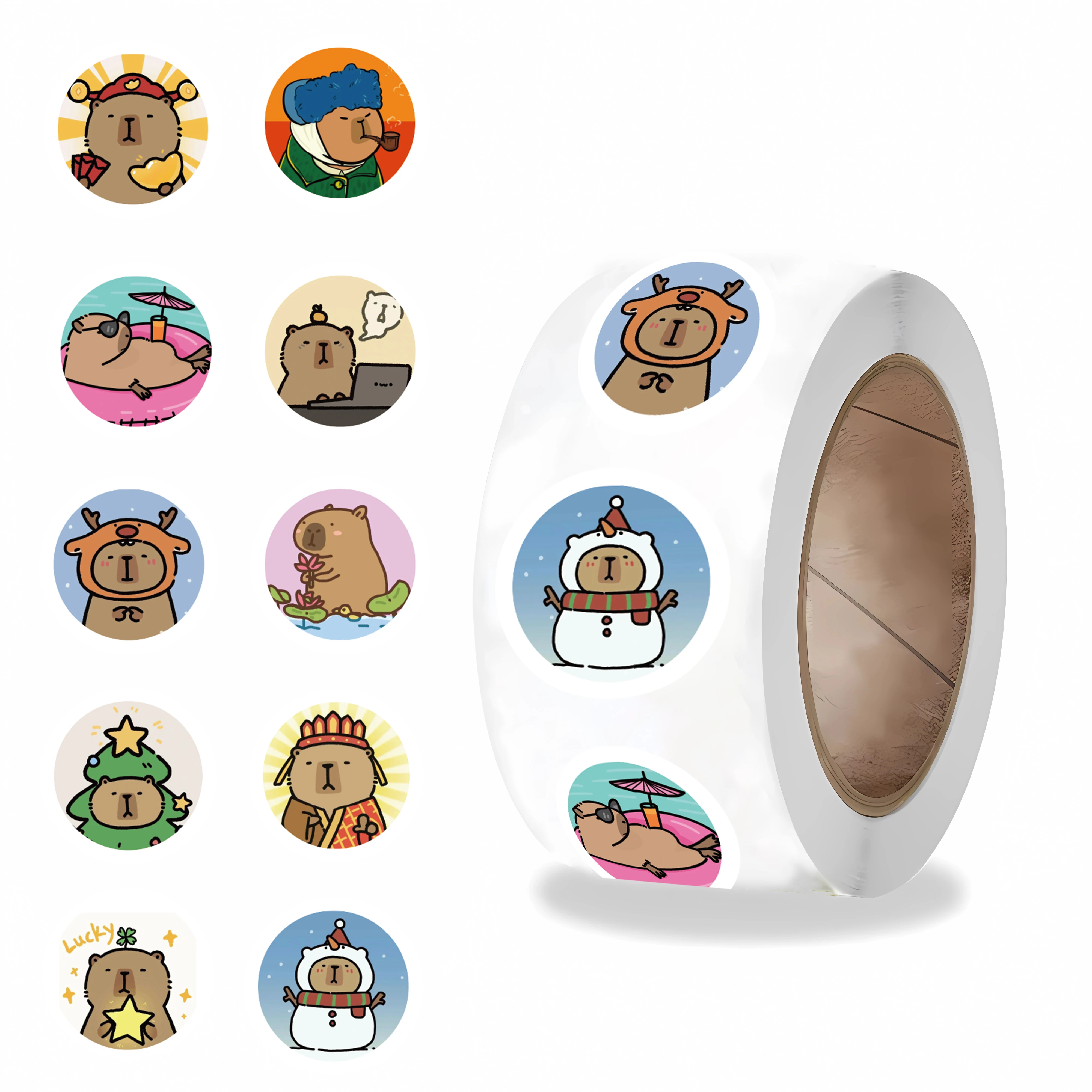 500 шт., наклейки в рулоне Kapibala, мультяшный альбом для скрапбукинга, подарок для жизни, водонепроницаемые канцелярские принадлежности для кофейного телефона, наклейки для багажа, мотоцикла
500 шт., наклейки в рулоне Kapibala, мультяшный альбом для скрапбукинга, подарок для жизни, водонепроницаемые канцелярские принадлежности для кофейного телефона, наклейки для багажа, мотоцикла