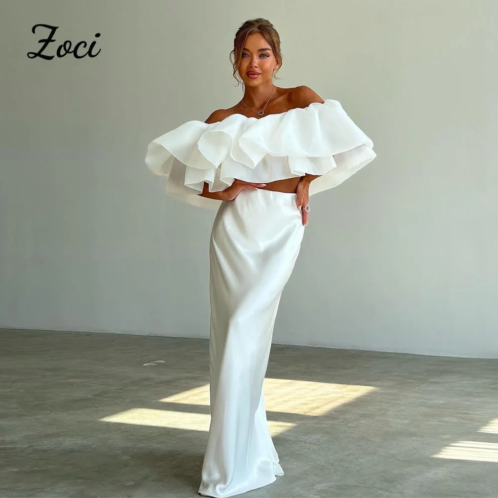 Zoci 2 In 1 Long Mermaid Evening Dresses Customized Ruffles Off Shoulder Women Prom Gown Silk Satin Formal Party Birthday Dress
Zoci 2 In 1 Long Mermaid Evening Dresses Customized Ruffles Off Shoulder Women Prom Gown Silk Satin Formal Party Birthday Dress