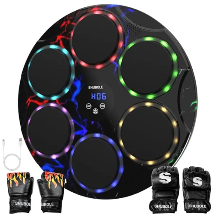 Wall Mounted Music Boxing Machine with Gloves for Adults 9-Speed Punch Game Wall Boxing Trainer 2025 Upgrade Gift for Boys Age
Wall Mounted Music Boxing Machine with Gloves for Adults 9-Speed Punch Game Wall Boxing Trainer 2025 Upgrade Gift for Boys Age