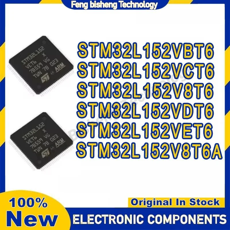 STM32L152V8T6 STM32L152V8T6A STM32L152VBT6 STM32L152VCT6 STM32L152VDT6 STM32L152VET6 STM32L152 STM32L STM32 STM IC MCU Chip
STM32L152V8T6 STM32L152V8T6A STM32L152VBT6 STM32L152VCT6 STM32L152VDT6 STM32L152VET6 STM32L152 STM32L STM32 STM IC MCU Chip
