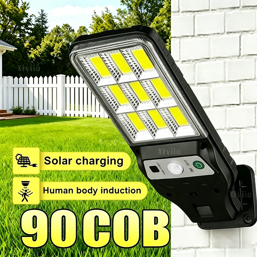 Solar LED Lights Outdoor With 3 Mode Waterproof Motion Sensor Security Lighting Wall Street Lamp for Garden Patio Path
Solar LED Lights Outdoor With 3 Mode Waterproof Motion Sensor Security Lighting Wall Street Lamp for Garden Patio Path
