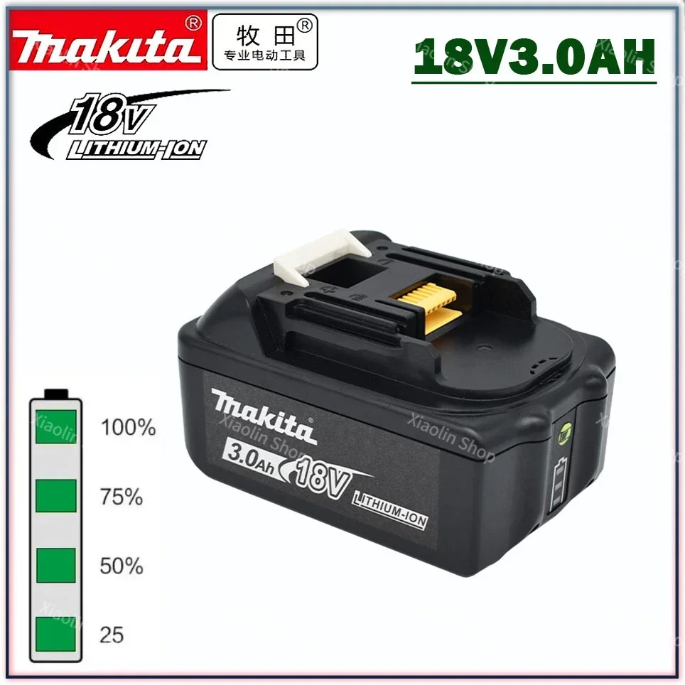 3000mAh makita 100% original 18V Makita lithium-ion rechargeable power tool 18V replacement battery BL1860 BL1830 BL1850 BL1860B
3000mAh makita 100% original 18V Makita lithium-ion rechargeable power tool 18V replacement battery BL1860 BL1830 BL1850 BL1860B