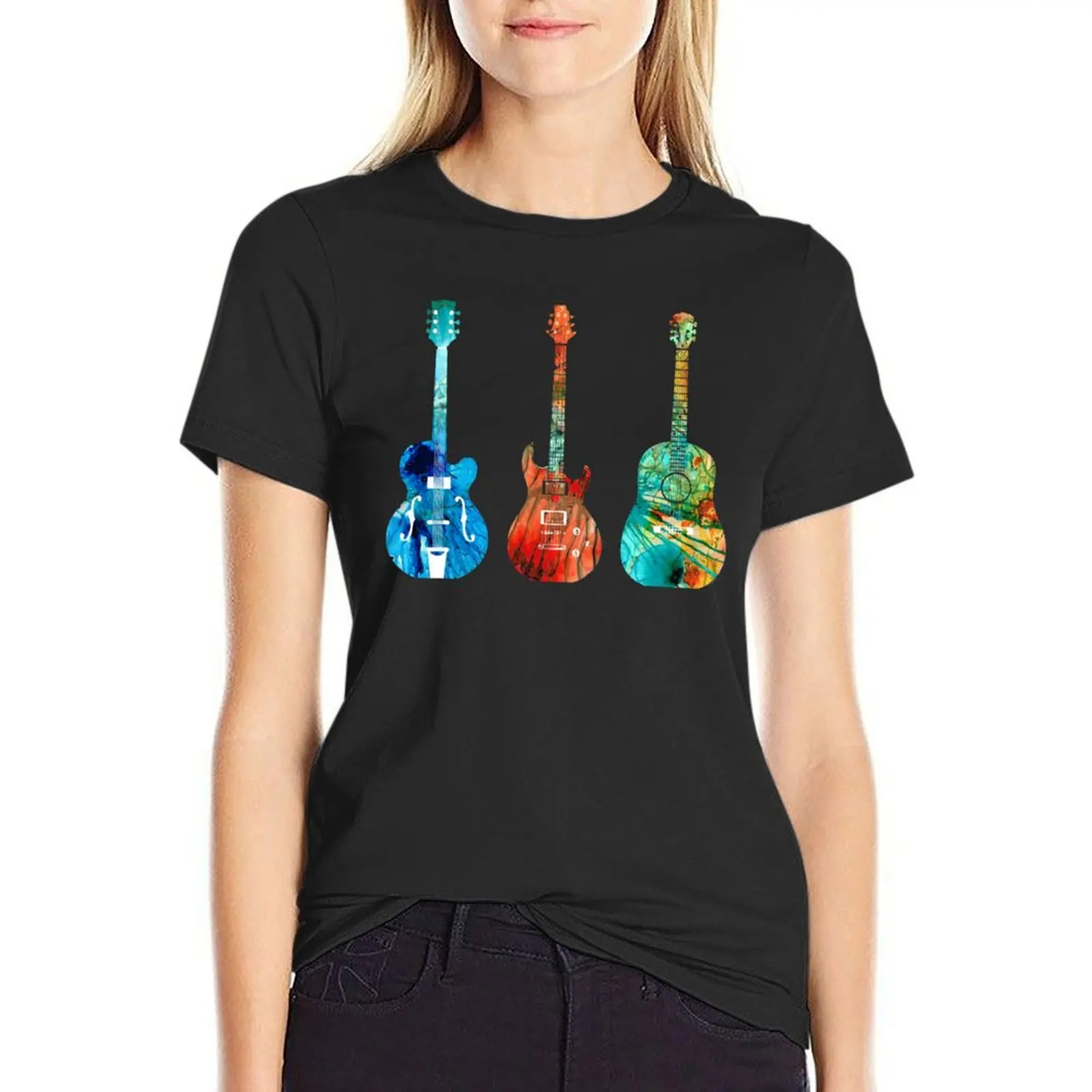 Abstract Guitars by Sharon Cummings T-Shirt sublime aesthetic clothes Women's clothing
Abstract Guitars by Sharon Cummings T-Shirt sublime aesthetic clothes Women's clothing